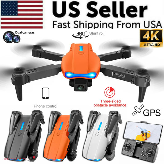 Experience Aerial Freedom with the Drones Quadcopter 5G 4K GPS Drone X Pro Featuring HD Dual Cameras and Foldable Design